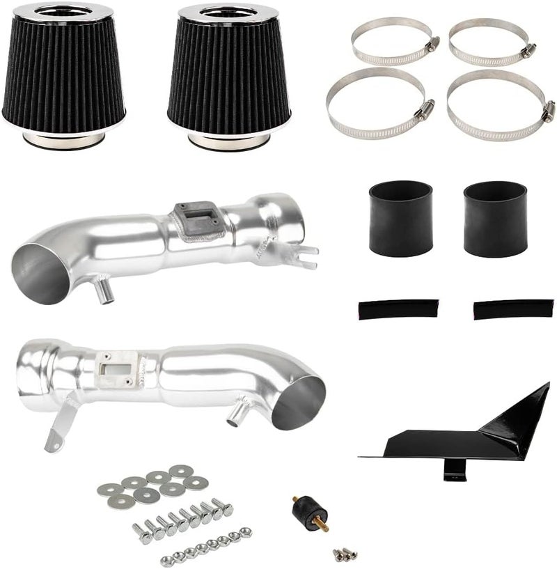 AUTOSITY Air Intake Kit, Cold Air Intake w/Filter Replacement for 2009-2019 350Z 3.7L V6, 2008-2013 G37 3.7L V6 (Black) - Image 3